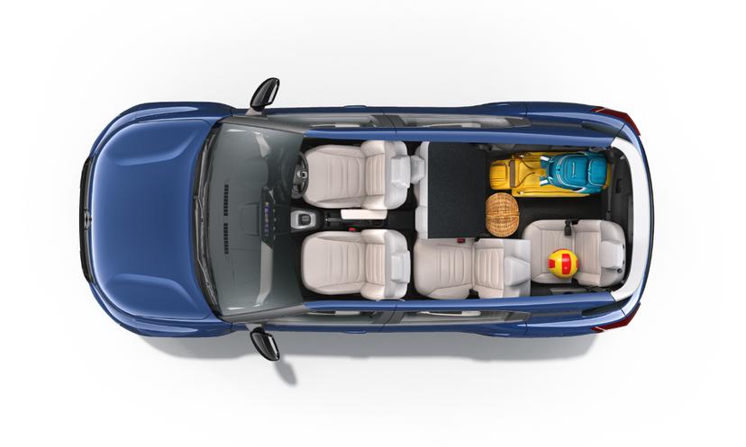 Citroen C3 Aircross Topview With High Bootspace
