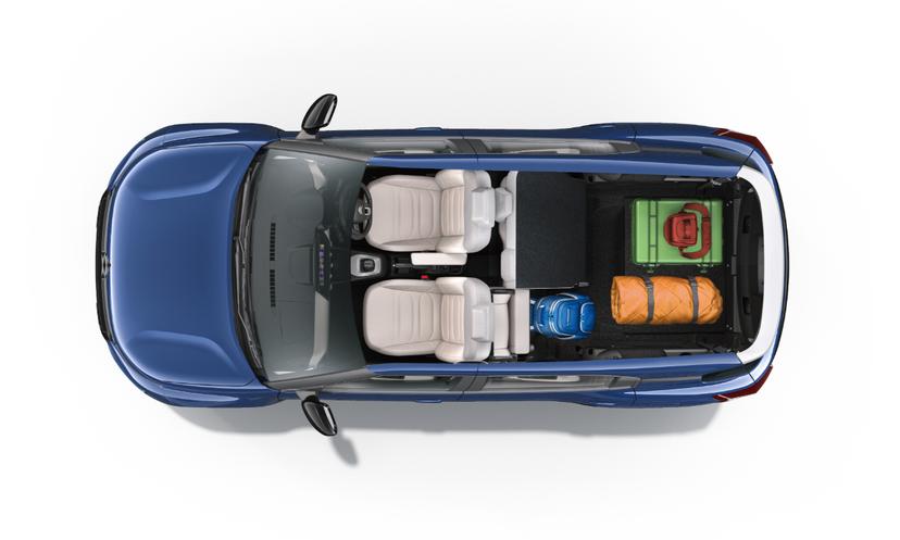 Citroen C3 Aircross Topview With High Comfort Bootspace