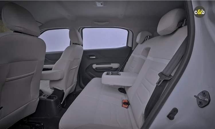 Citroen C3 Aircross rear seats