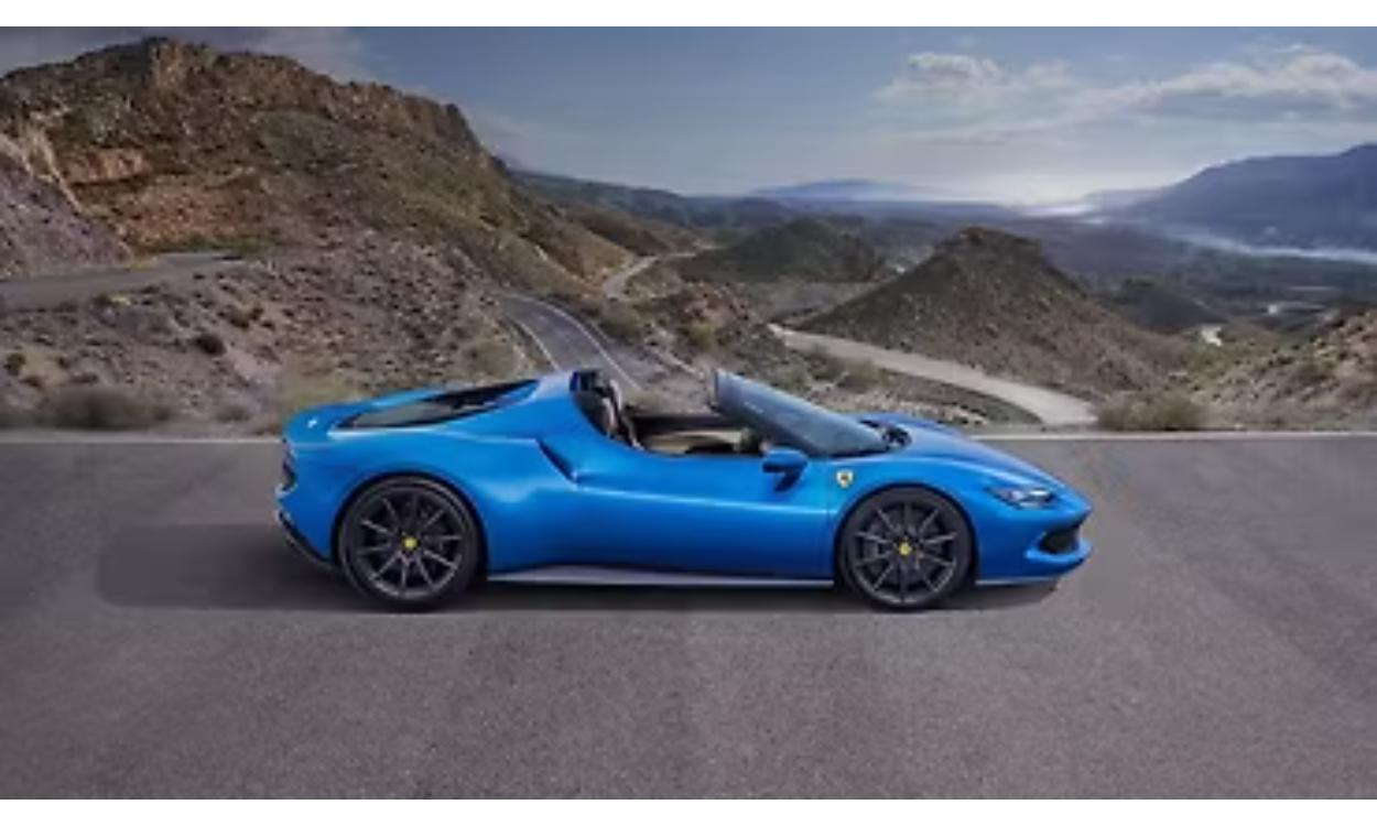 Ferrari 296 Gts Sideview