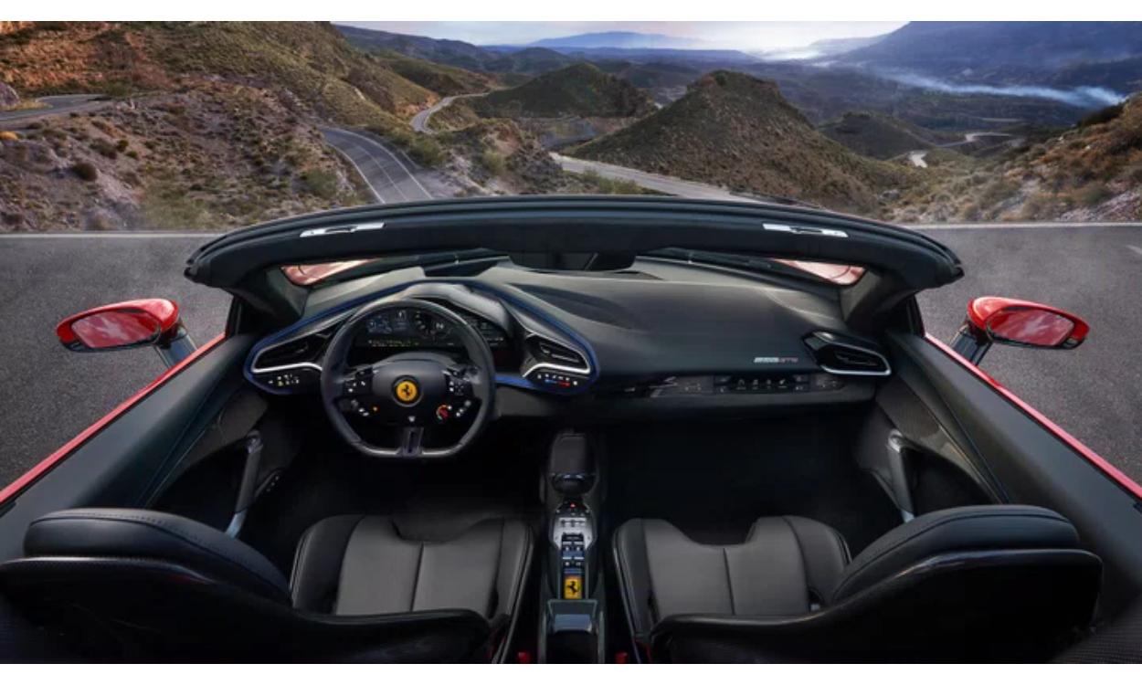 Ferrari 296 Gts Dashboard