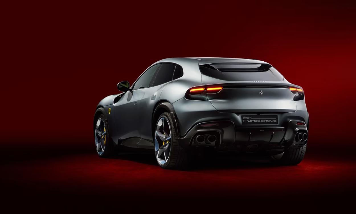 Ferrari purosangue suv rearlook