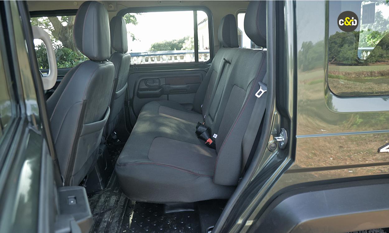 Force Gurkha Rear Seats