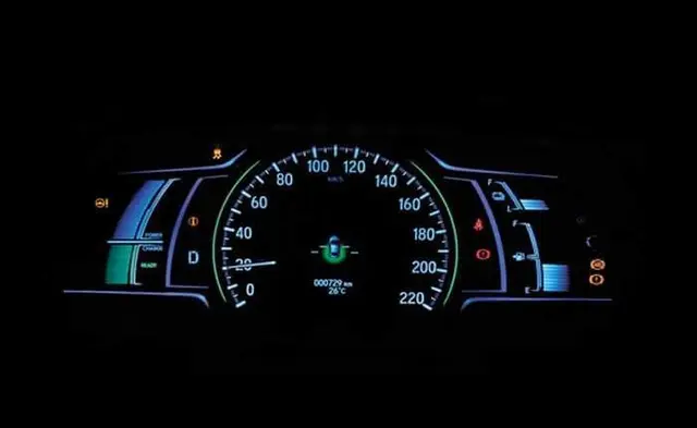 Accord Hybrid Meter Console