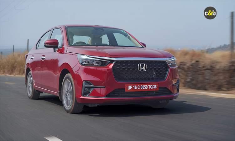 Honda Amaze Red Front Look