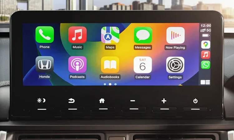 Honda elevate touch screen dispaly