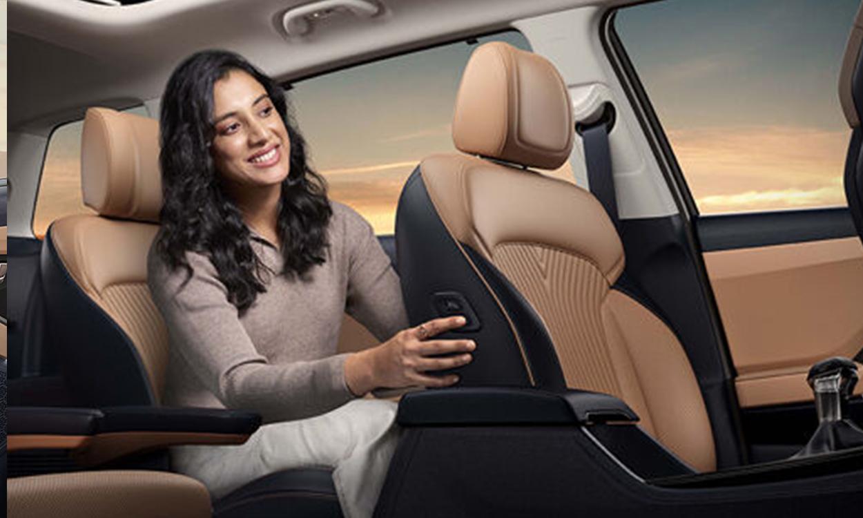 Hyundai alcazar spacious cabin