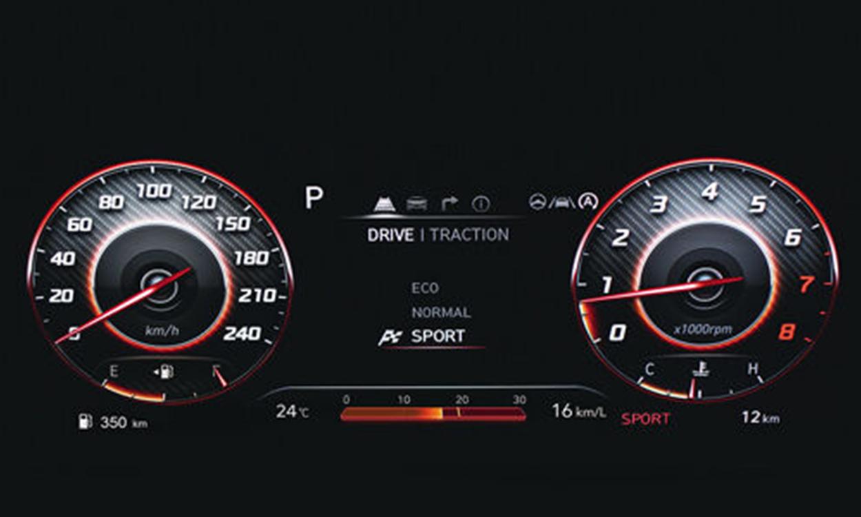 Hyundai alcazar speedometer