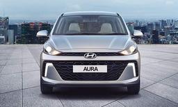 Hyundai Aura Frontview