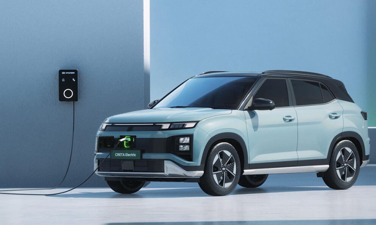 Hyundai creta EV charging point