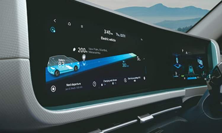 Infotainment and cluster Hyundai creta EV