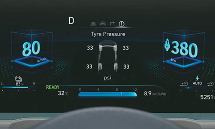 Safety Tyre Pressure Monitoring Hyundai creta EV