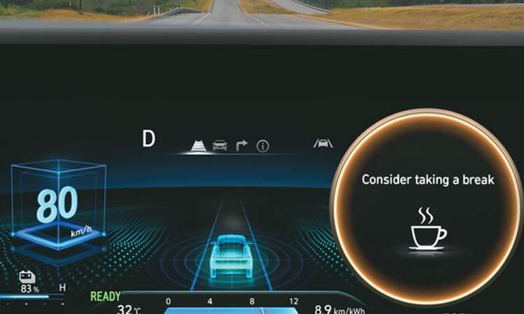 Safety Smart Sense Driver Attention Warning Hyundai creta EV