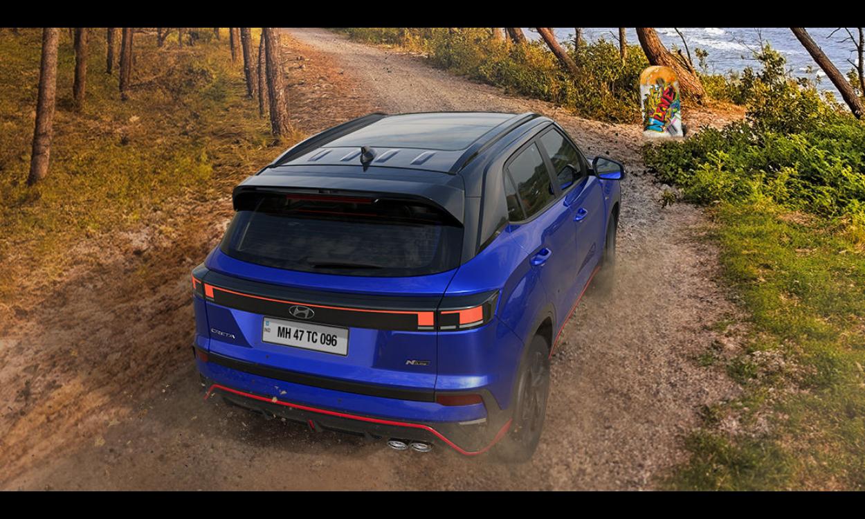 Creta N Line rearview 1