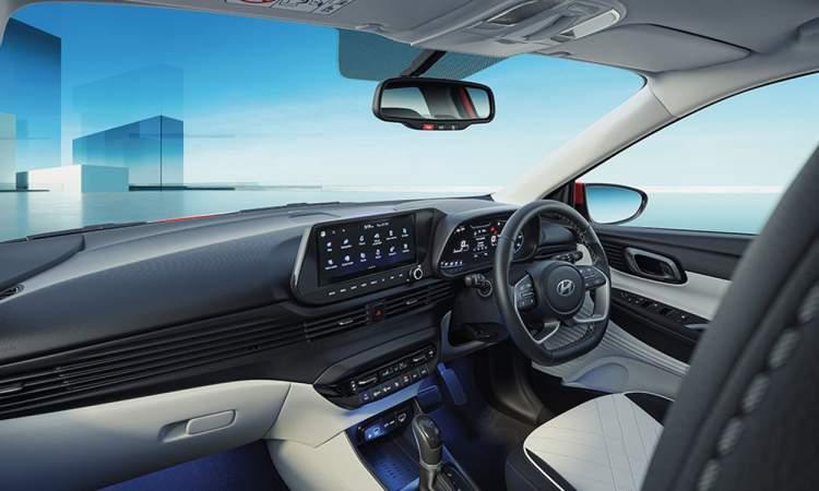 All New Elite I20 Dual Tone Black_&_grey_interiors_with_soothing Blue Ambient Light
