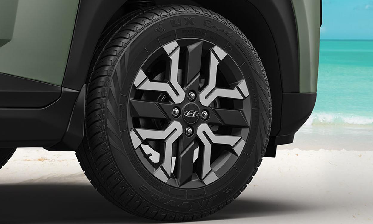 Hyundai exter alloy wheel