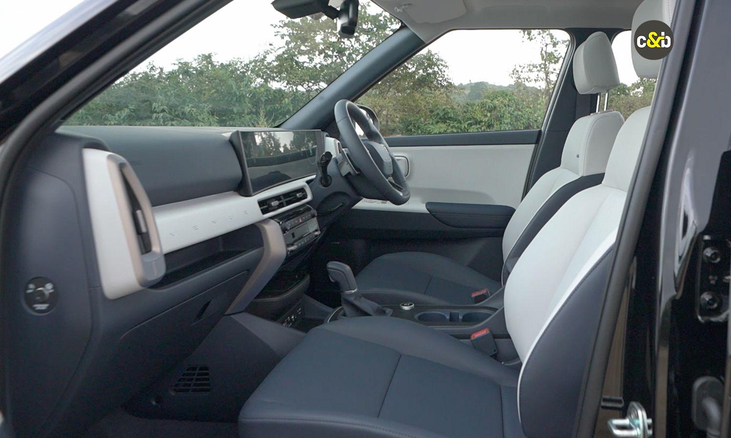 Hyundai Venue Front Seat