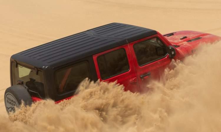 Jeep wrangler unlimited topview