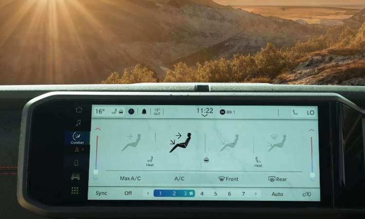 Jeep wrangler unlimited display