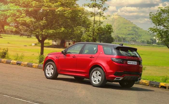 Land Rover Discovery Sport In Highway Rearview