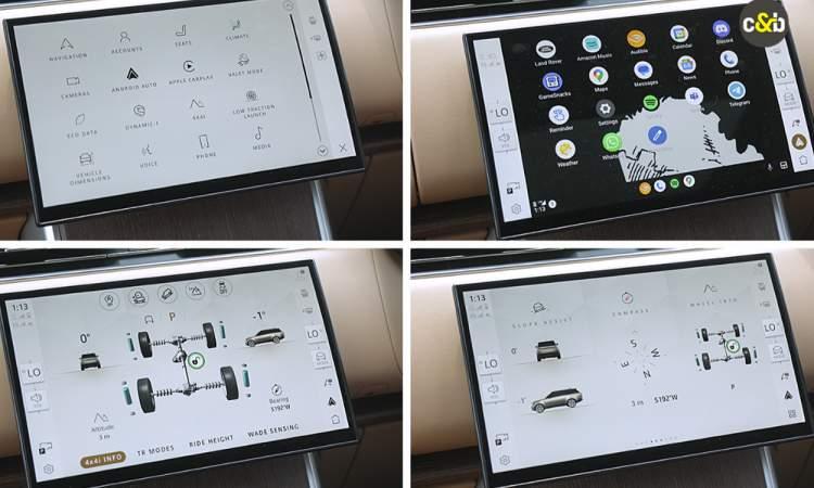 Land Rover Range Rover Information Cluster