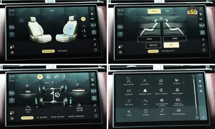 Range Rover Velar Information Display