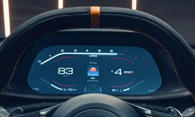 Instrument Cluster Lotus Emira