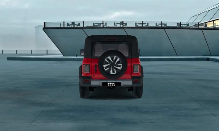 Mahindra thar roxx back view