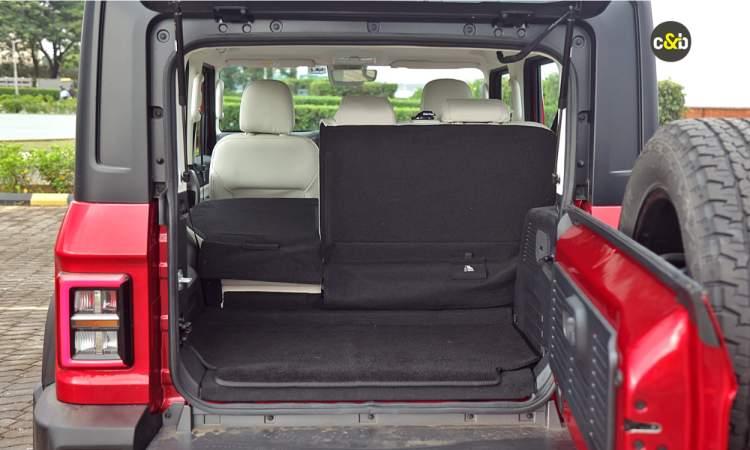 Mahindra Thar Roxx Foldable Rear Seats