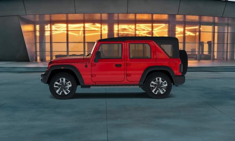 Mahindra thar roxx left sideview