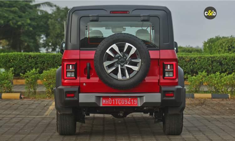 Mahindra Thar Roxx Rear View