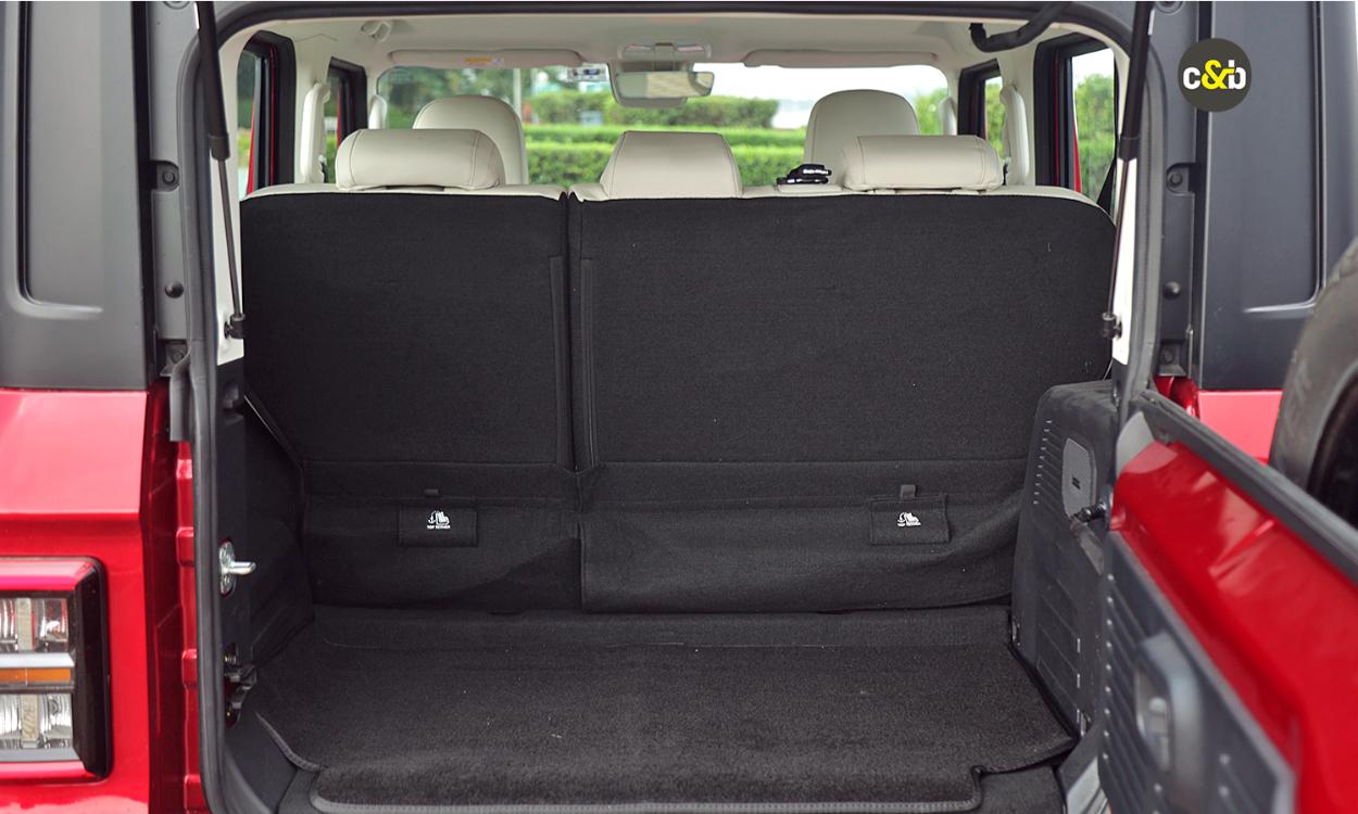 Mahindra Thar Roxx Bootspace