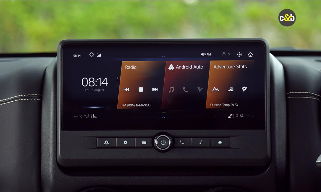 Mahindra Thar Roxx Display