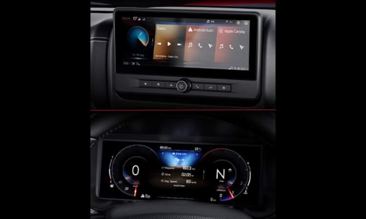 Mahindra thar roxx infotainment & Cluster