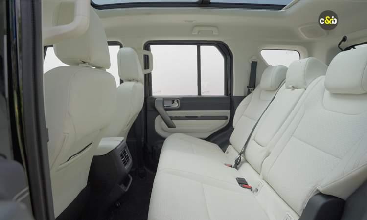 Mahindra Thar Roxx Rear Seats