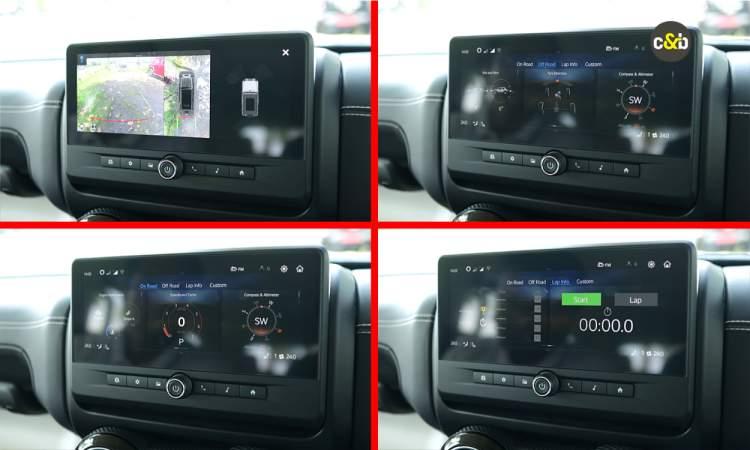 Mahindra Thar Roxx Touch Screen