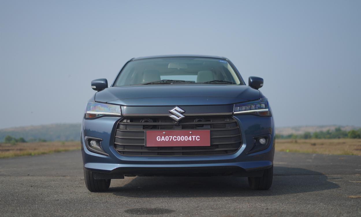 Maruti Suzuki Dzire Blue Front Look