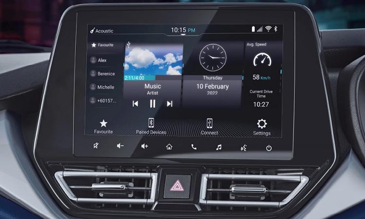 Maruti suzuki baleno touch display