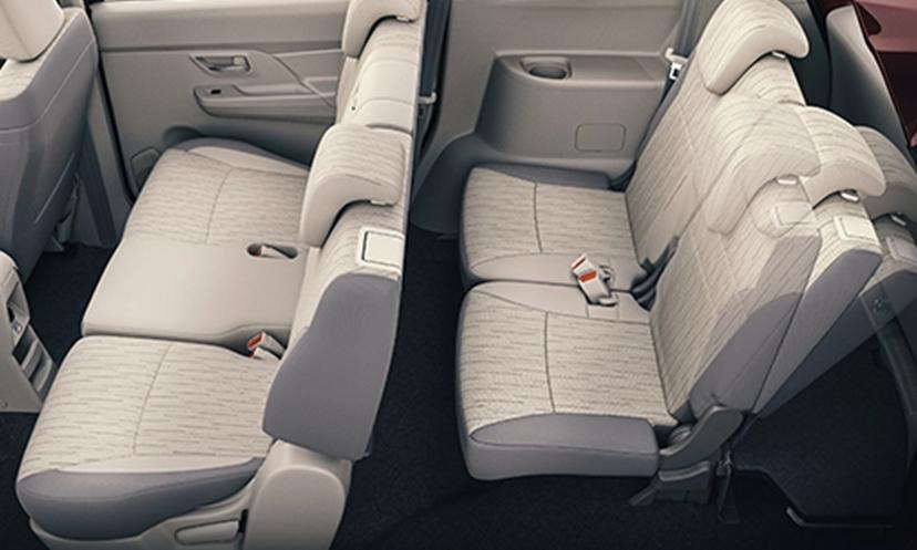 Ertiga Spacious Seats