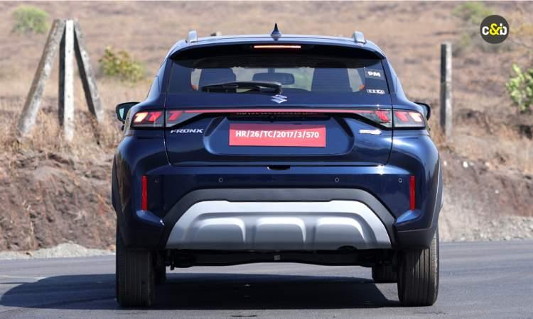 Maruti Suzuki Fronx Rearlook