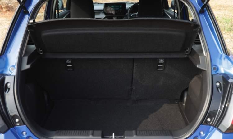 Maruti Suzuki Swift Blue Bootspace