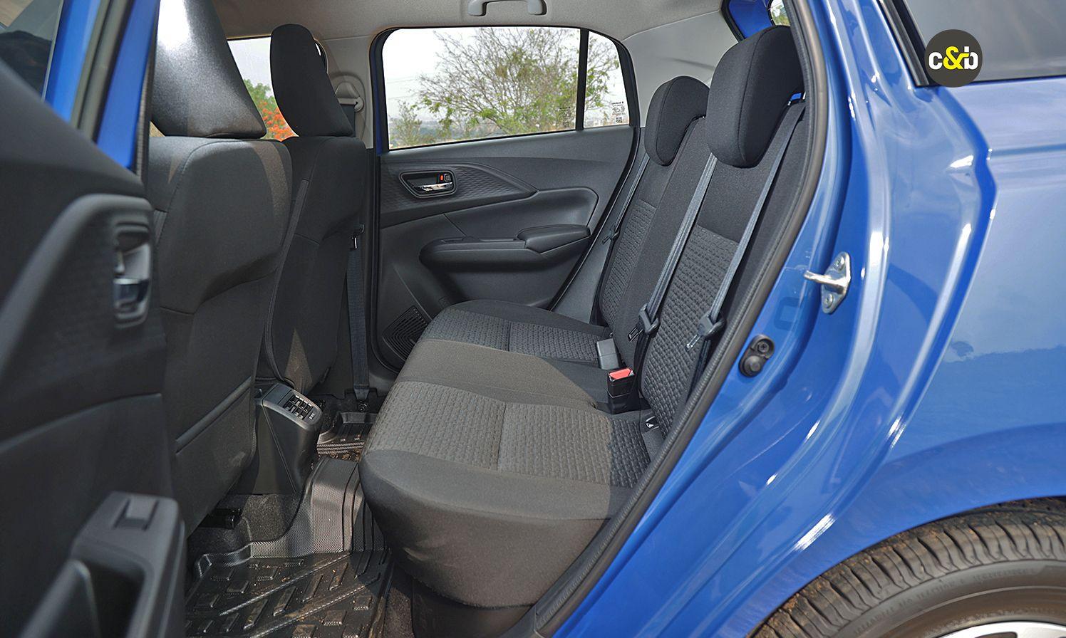 Maruti Suzuki Swift Rear Seats