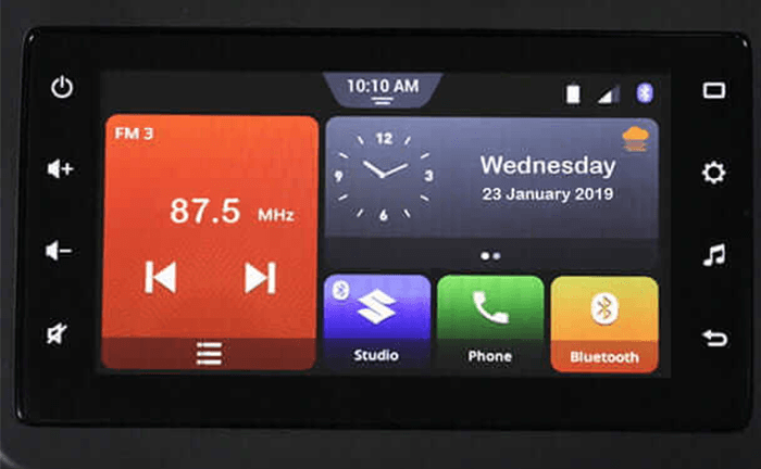 Maruti Suzuki Wagen R Information display