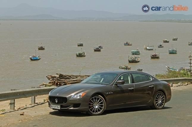Maserati Quattroporte Side Fron View
