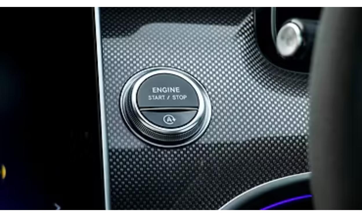 Mercedes Amg C43 Interior Engine Start Button