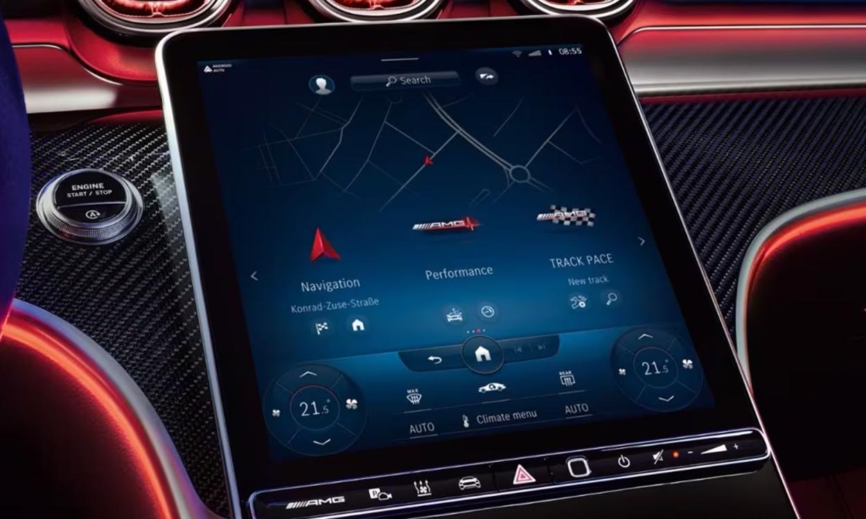 Mercedes amg c43central Display