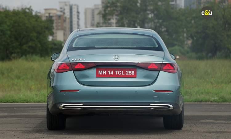 Mercedes Benz E220d Rear view