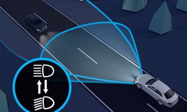 Mercedes Benz Eqb Features Assistance Systems Adaptive Highbeam Assist