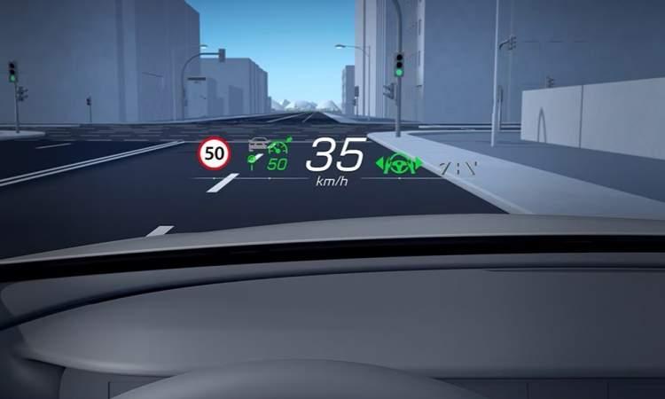 Mercedes Benz Eqe Suv Head Up Display
