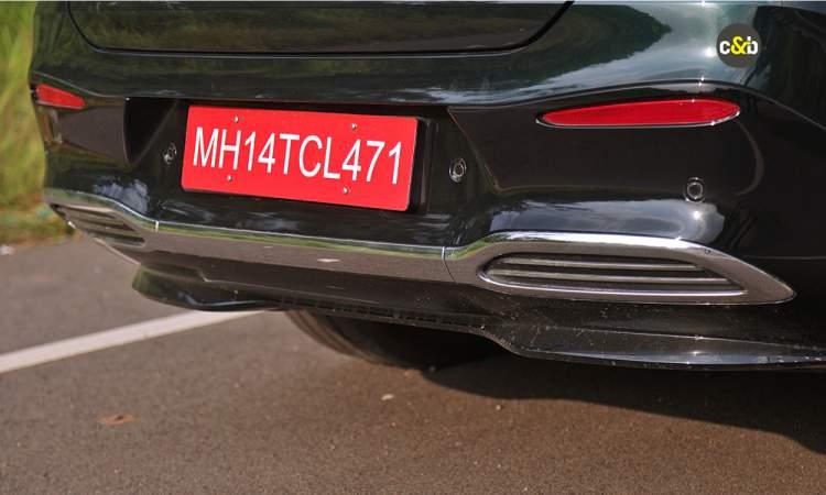 Mercedes Benz Eqs Rear Look